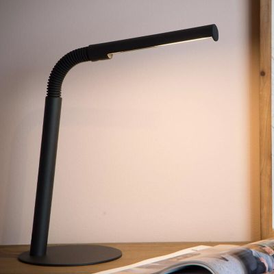 Schwarze Schreibtischlampe Modern, Gilly, 3W, 2700K LED, mit Schalter