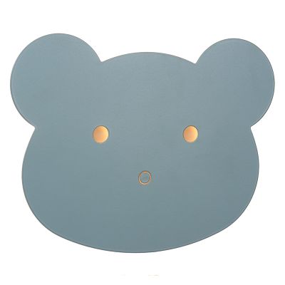 Blaue Kinderzimmer Wandleuchte Modern, Charlie, 5W, dim to warm LED, mit Touch-Dimmer
