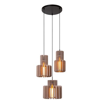 Taupe Pendelleuchte Modern, Rollo