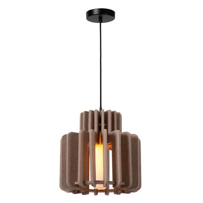 Taupe Pendelleuchte Modern, Rollo