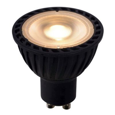 Dimmbare Schwarze GU10 LED Lampe Luc, 5w Warmweiß