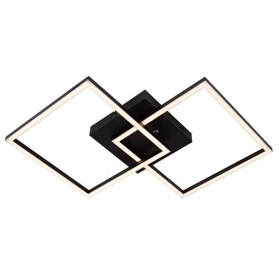 Schwarze Deckenlampe Modern, Arianne, 23W, White Switch LED