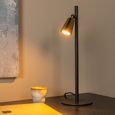 Bronze Tischleuchte Modern, Tiana, mit Schalter