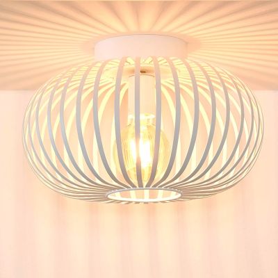 Weiße Deckenlampe Retro, Manuela