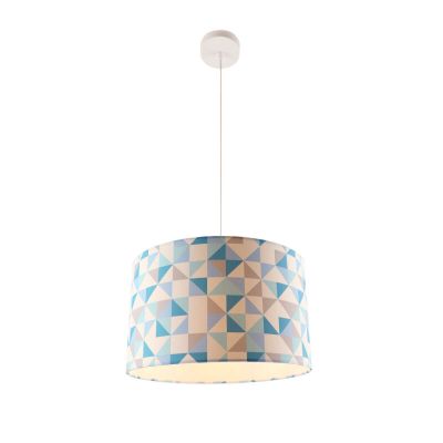 Moderne Kinder Pendelleuchte Blau, Diamonds
