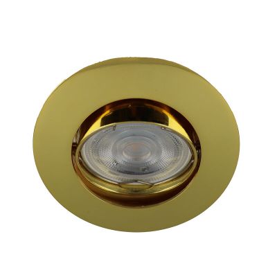 Goldene moderne Mini Einbaustrahler Aluminium, Lenx