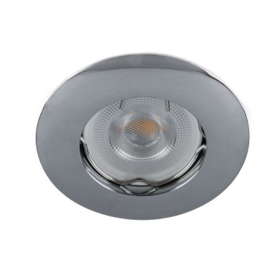 Chrom moderne Mini Einbaustrahler Aluminium, Rosi