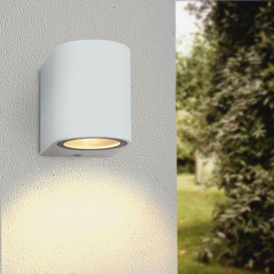 Aluminium Außenleuchte Weiß, Corina, IP44