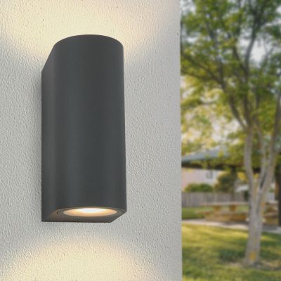 Aluminium Außenleuchte Anthrazit, Corina, IP44