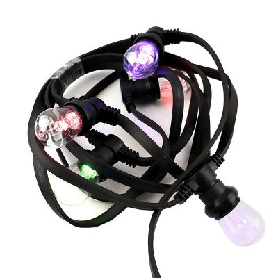 10m Lichterkette mit 10 RGB Lampen (inkl. Controller)