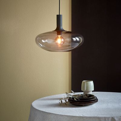 Schwarze Pendelleuchte Design, Alton