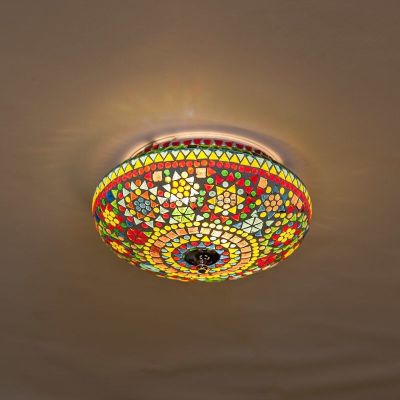 Mehrfarbige Mosaik Deckenlampe Orientalisch, Mimoun
