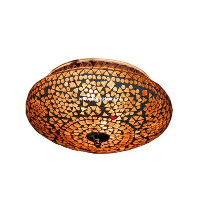 Lila Mosaik Deckenlampe Orientalisch, Mimoun