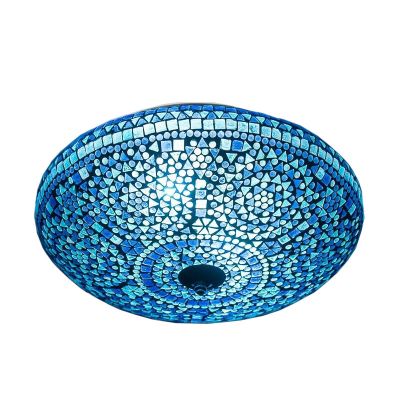 Blaue Mosaik Deckenlampe Orientalisch, Louay