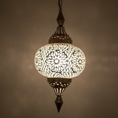 Transparente Mosaik Pendelleuchte Orientalisch, Aicha