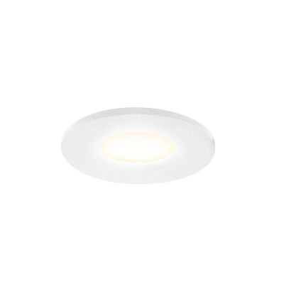 Weiße Mini Einbaustrahler Aluminium, Philomena, 1,5W, 2700K LED, IP44