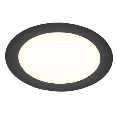 Schwarze Downlight Aluminium, Umbriel, 18W, 4000K LED, IP44