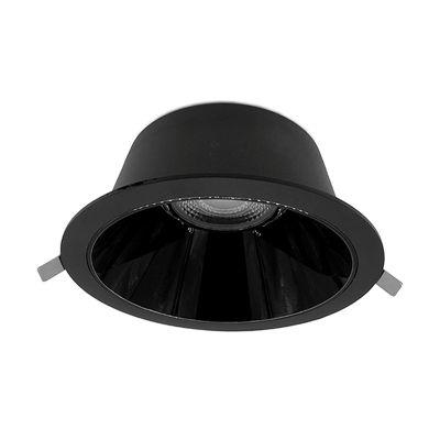 Schwarze Downlight Aluminium, Maud, 16W, White Switch LED, IP22