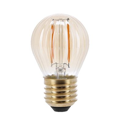 Dimmbare E27 LED-Lampe Bernstein, 2W, 2000K