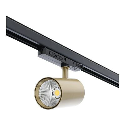 Rozina Dreiphasen-Strahler aus Messing, 10 W/20 W/30 W, weißer Schalter, dimmbar, Pro