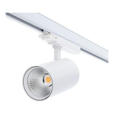 Weiße 3 phase Schienen Lampe Aluminium, Rozina, 10W/20W/30W, White Switch LED