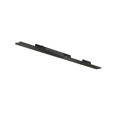 Schwarze 3-Phasen-Schienenleuchte Tora, 27 W/32 W/37 W/42 W, weißer Schalter, 120 cm, Pro
