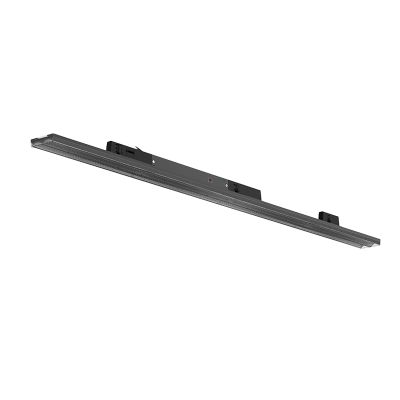 Schwarze 3-Phasen-Schienenleuchte Tora, 27 W/32 W/37 W/42 W, weißer Schalter, 120 cm, Pro