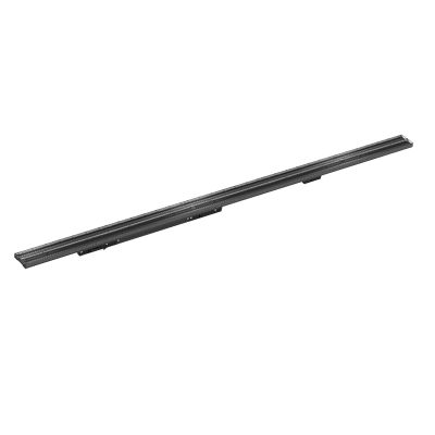 Schwarze 3-Phasen-Schienenleuchte Tora, 40 W/45 W/50 W/55 W, weißer Schalter, 150 cm, Pro
