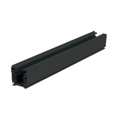 3-Phasen-Schiene, 2 Meter, schwarz, Pro