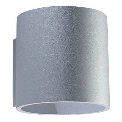 Aluminium Up down Wandleuchte Grau, Amely