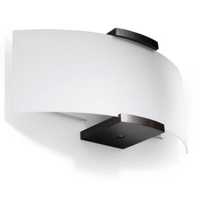 Glas Wandleuchte Braun, Marinus