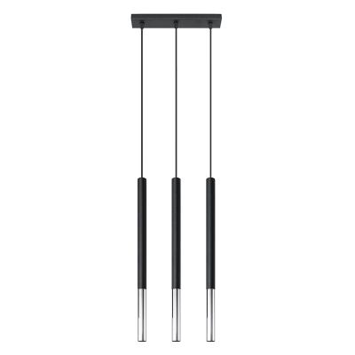 Aluminium Pendelleuchte Chrom, Ilonca