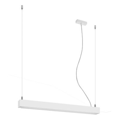 Aluminium Pendelleuchte Weiß, Mascha, 22W, 3000K LED