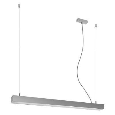 Aluminium Pendelleuchte Grau, Mascha, 31W, 3000K LED