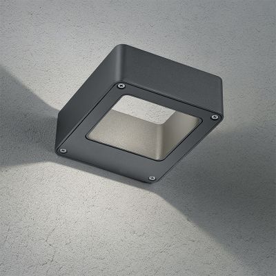 Anthrazit Außenleuchte Modern, Norton, 4,5W, 3000K LED, IP54