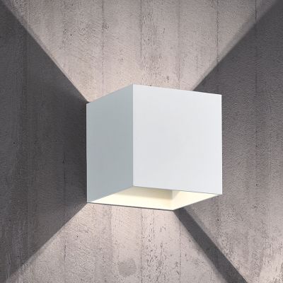Weiße Up down Wandleuchte Modern, Eva, 4,3W, 3000K LED