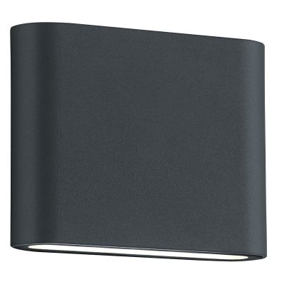 Anthrazit Außenleuchte Modern, Bridlington, 2,5W, 3000K LED, IP54