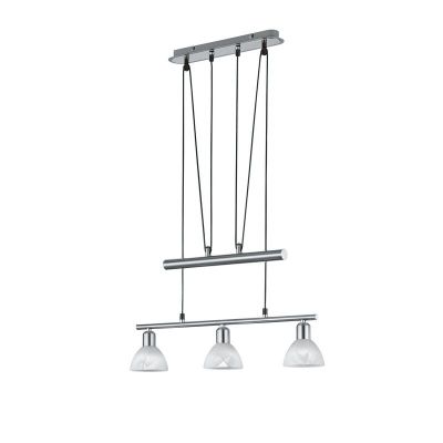 Nickel Pendelleuchte Modern, Gustav