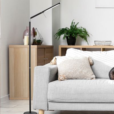 Schwarze Stehlampe Modern, Rebel, 6W, 3000K LED, mit Touch-Dimmer