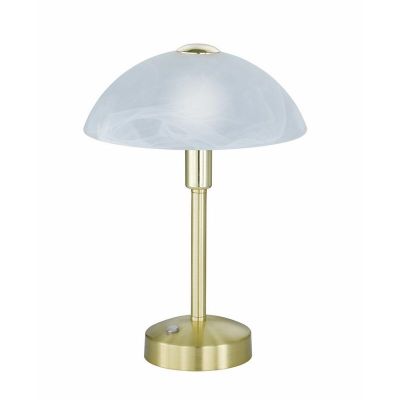 Messing Bankerlampe Antik, Notaris, 4W, 3000K LED, mit Schalter