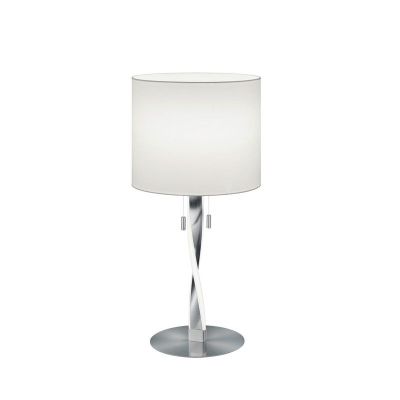 Nickel Tischleuchte Modern, Ramten, 3W, 3000K LED, mit Zugschalter