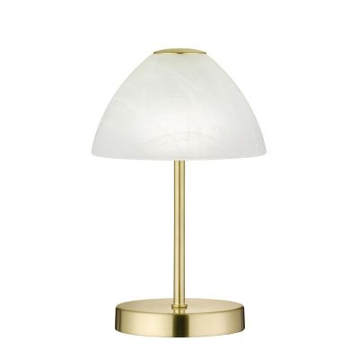 Nickel Tischleuchte Modern, Aaron, 2,5W, 3000K LED, mit Schalter
