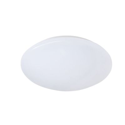 Weiße Deckenlampe Kunststoff, Vanysia, 12W, 3000K LED, IP44