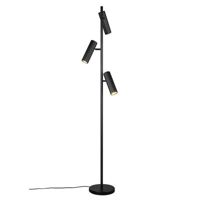Schwarze Stehlampe Modern, Sieb, mit Schalter