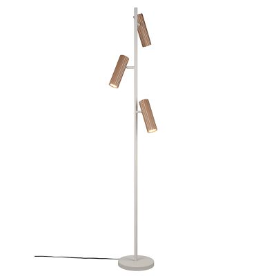 Braune Stehlampe Modern, Sieb, mit Schalter