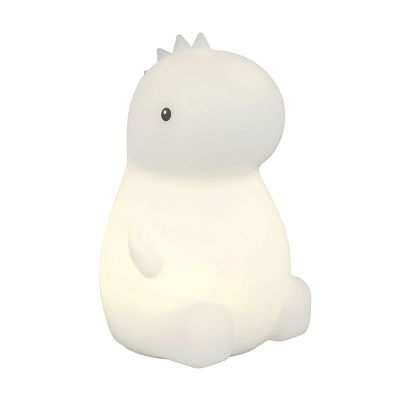 Weiße Kinderzimmer Tischleuchte Kunststoff, Vedat, 0,5W, RGBW LED, mit Schalter