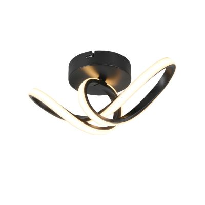 Schwarze Deckenleuchte Design, Wiard, 7W, 3000K LED