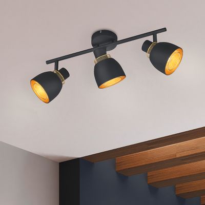 Schwarze Deckenstrahler Modern, Sylvano