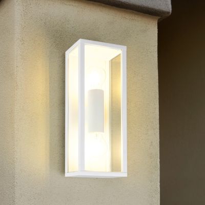 Weiße Außenleuchte Modern, Sanna, IP44