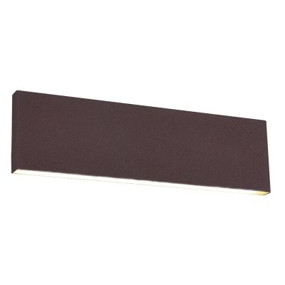 Rostfarbene Up down Wandleuchte Modern, Coscon, 6W, 3000K LED